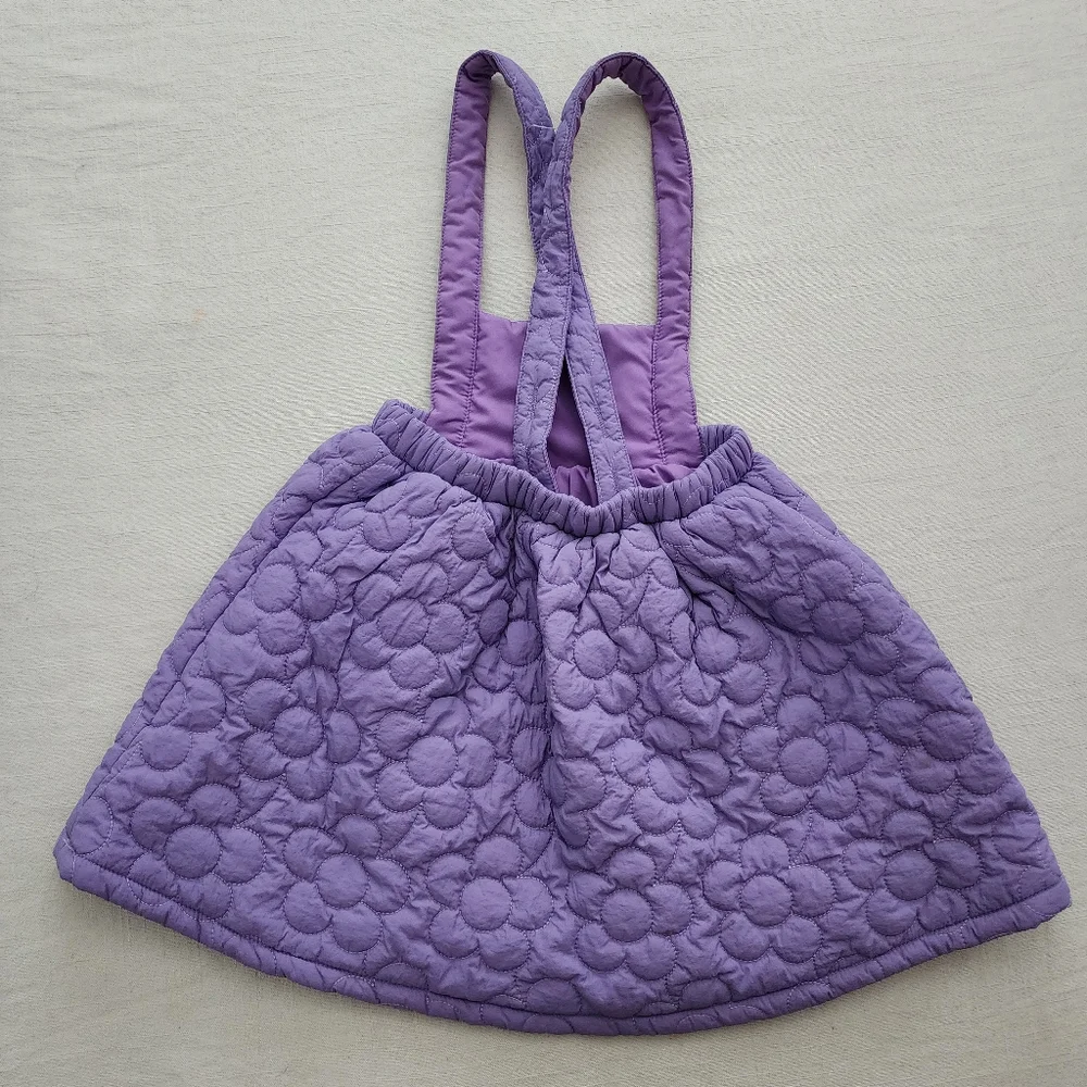 Purple floral dress kids girls 7